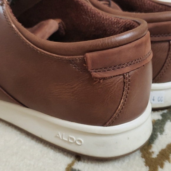 Aldo Mens Nerrawia Casual Shoes Brown Cognac Lace Up Round Toe 9.5 EUR 42.5 - Picture 11 of 16